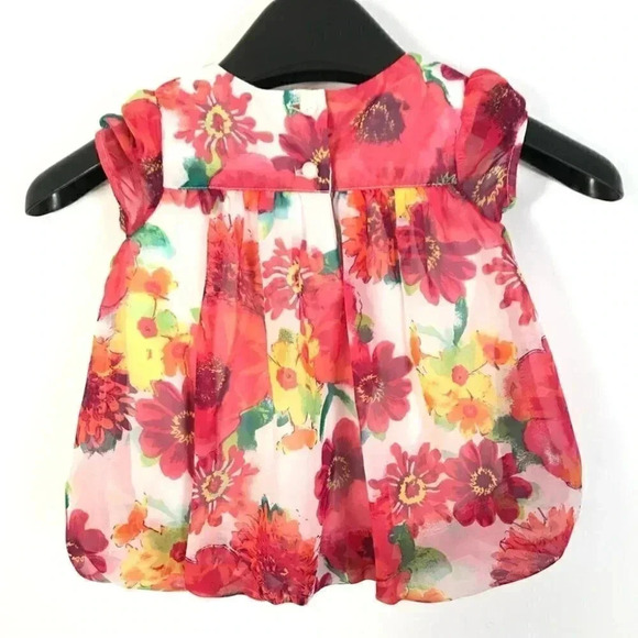 Made with Love Palace floral dress 3-6 month old - Picture 2 of 6